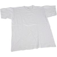 T-paidat, Lev: 55 cm, koko large , O-aukkoinen, valkoinen, 1 kpl