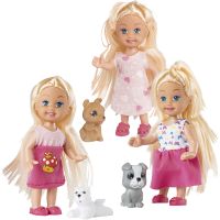 Sally-nuket, Koiranpennulla, koko 10 cm, Lajitelman sisältö voi vaihdella , 3 kpl/ 1 set