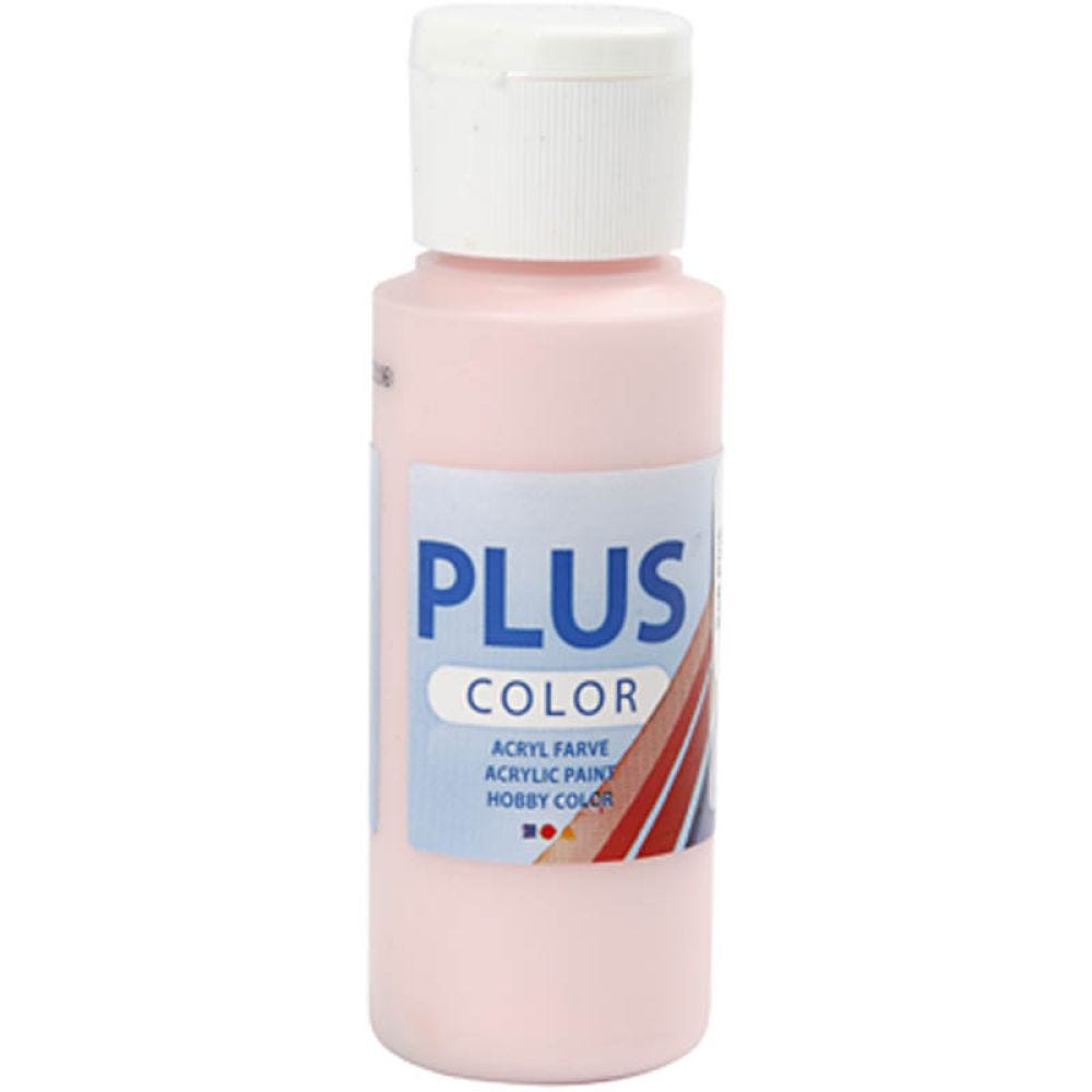 Plus Color- askartelumaali, soft pink, 60 ml/ 1 pll